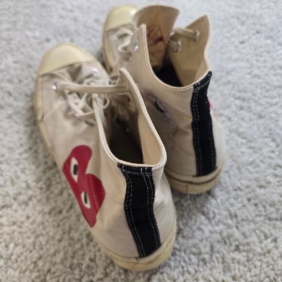 Comme Des Garcons X converse Artist Designer shoes Mens 11 Collab Rare - Picture 3 of 7